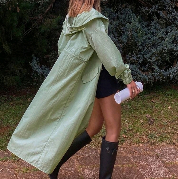 Women Solid Color Loose Long Sleeve Hooded Drawstring Pocket Casual Sports Coat